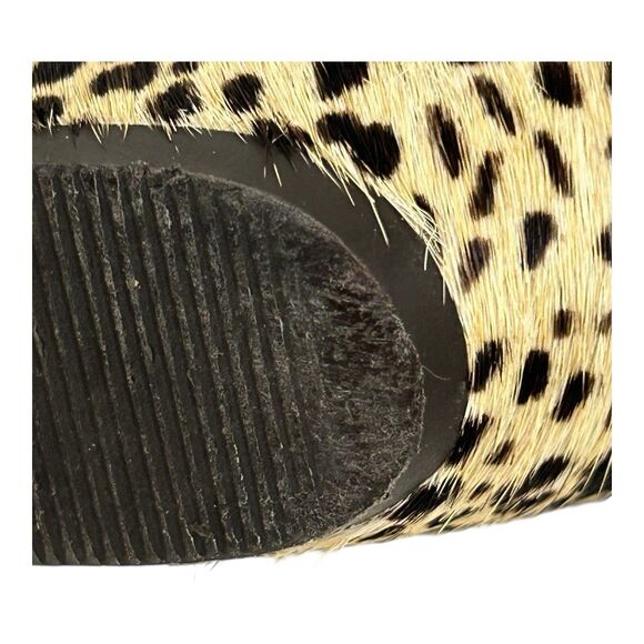 Matisse Nugent Leopard Calf Hair Leather Ankle Boots Booties Sz 7.5 Brown Ombre - Picture 16 of 16